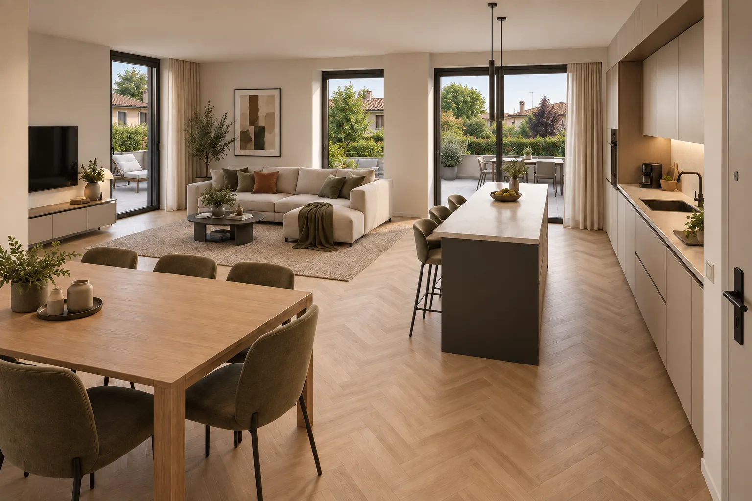 ALBIGNASEGO – NUOVO 3 CAMERE AL PRIMO PIANO CON TERRAZZO ABITABILE